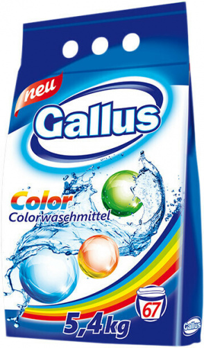 Gallus порошок для стирки цветных тканей 5,4 кг