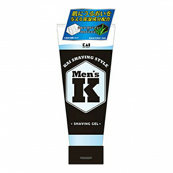 Kai-Razor Гель для бритья "Men’s K Shaving Style" (с протеинами шёлка и Алоэ) 205 г