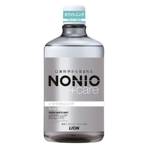 LION Ежедневный зубной ополаскиватель "Nonio" с длительной защитой от неприятного запаха (с отбеливающим действием и освежающим ароматом фруктов и мяты) 1000 мл