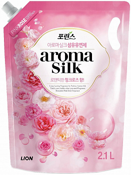 Lion Кондиционер для белья "Pink rose" (мягкая упак.) 2100 мл