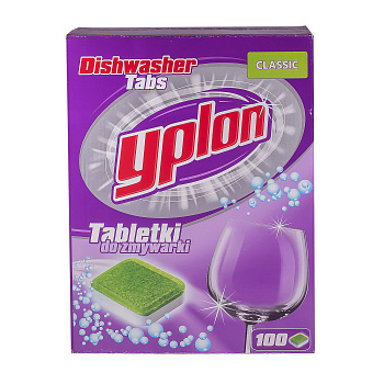 Yplon Таблетки для посудомоечных машин All in One 100 шт 1800 г