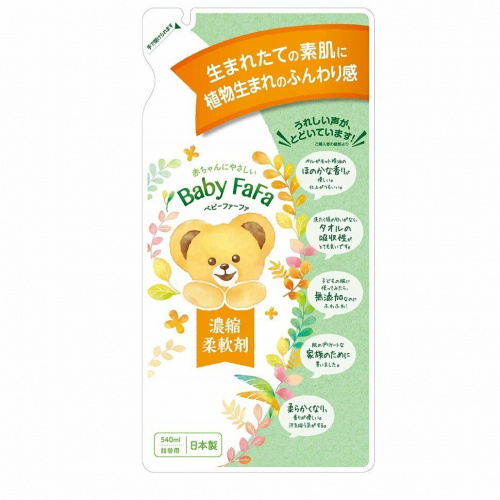 Nissan FaFa Baby Series Кондиционер для стирки детского белья, мягкая упаковка, 540 мл